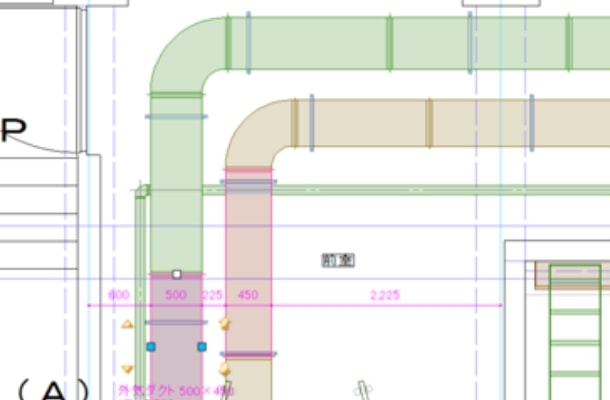 寸法線・サイズ記入